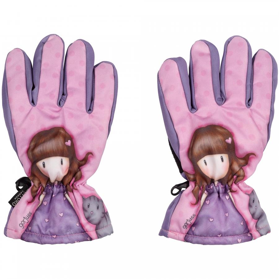 Santoro Gorjuss dievčenské rukavice fialové