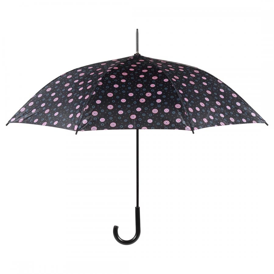 Rejni dámsky neskladací dáždnik s automatickým otváraním, Circles