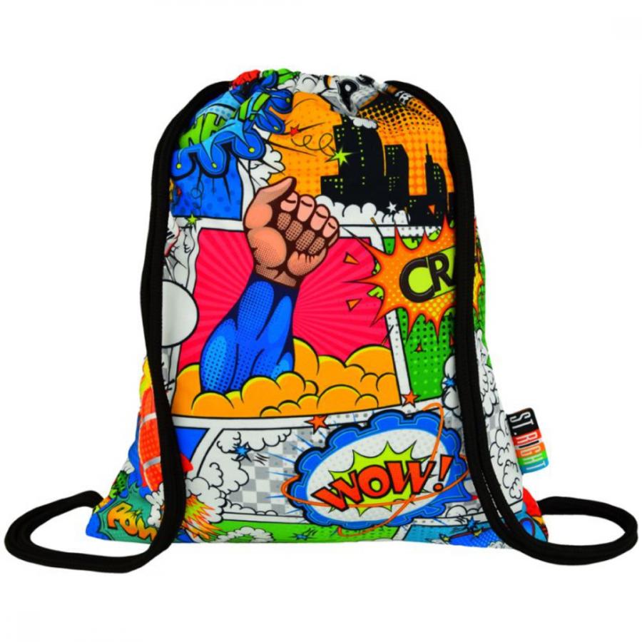 St.Right ruksak na šnúrky SO11 Comics