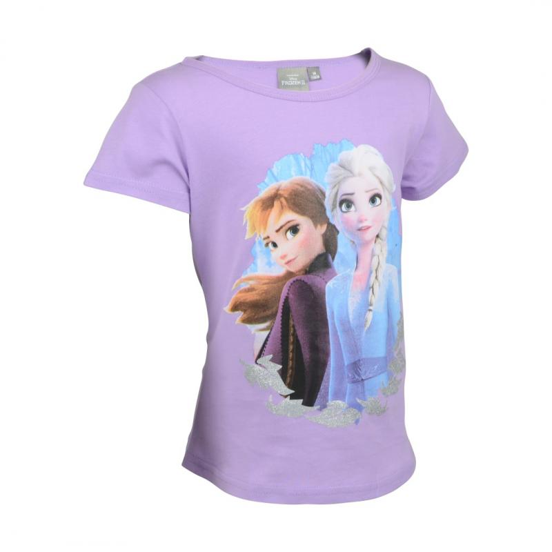 Frozen tričko s krátkym rukávom fialové