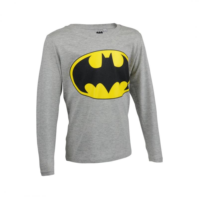 Batman tričko s dlhým rukávom sivé