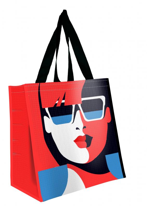 Baggie EKO nákupná taška Face z recyklovaného polyesteru