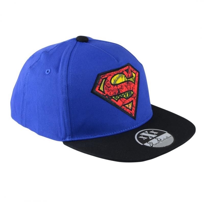 Superman šiltovka "Hip-Hop" modrá