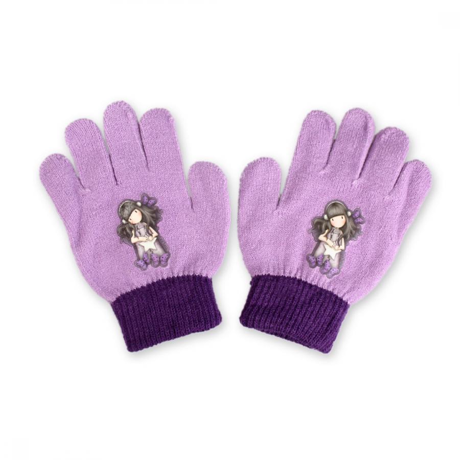 Santoro Gorjuss dievčenské rukavice fialové